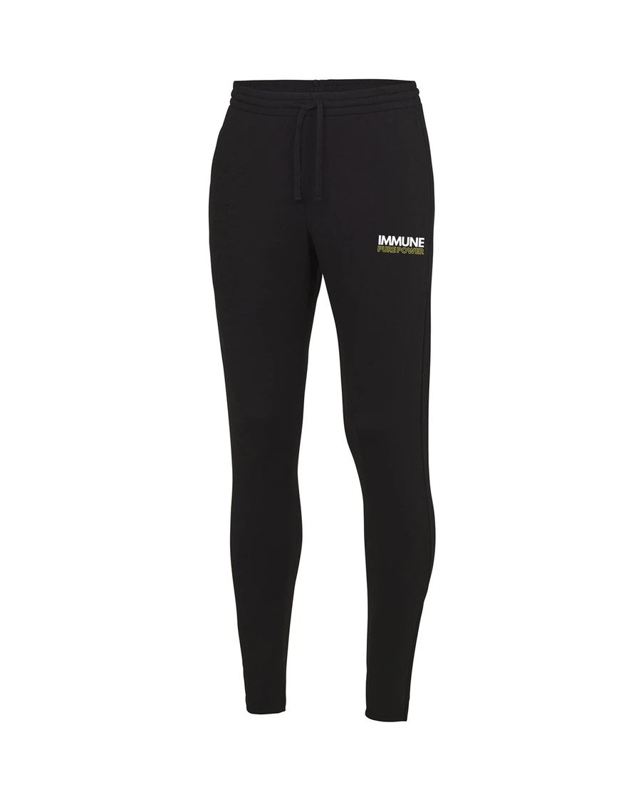 immune tapered joggers black